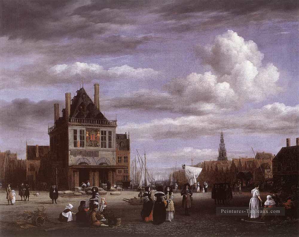 La place du Dam à Amsterdam Jacob Isaakszoon van Ruisdael Peintures à l'huile